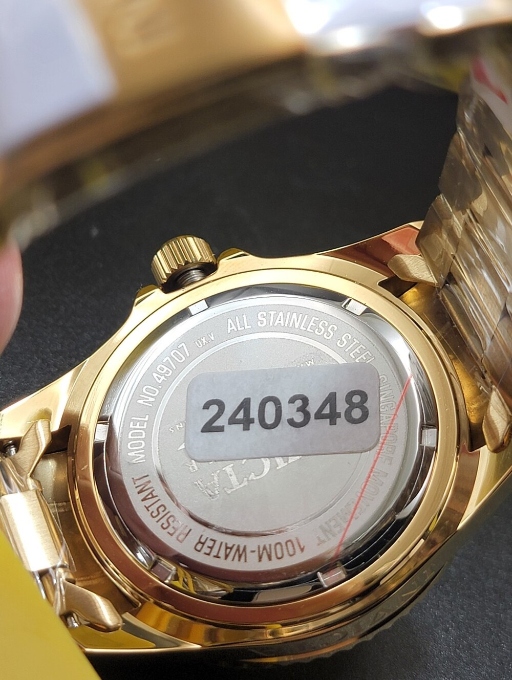 NEW Invicta Pro Diver Crestcore Men's Watch - 43mm Gold 49707 Unique No 2nd Hand - Picture 10 of 13